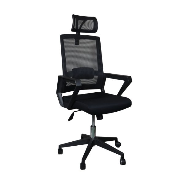 საოფისე სავარძელი - შავი