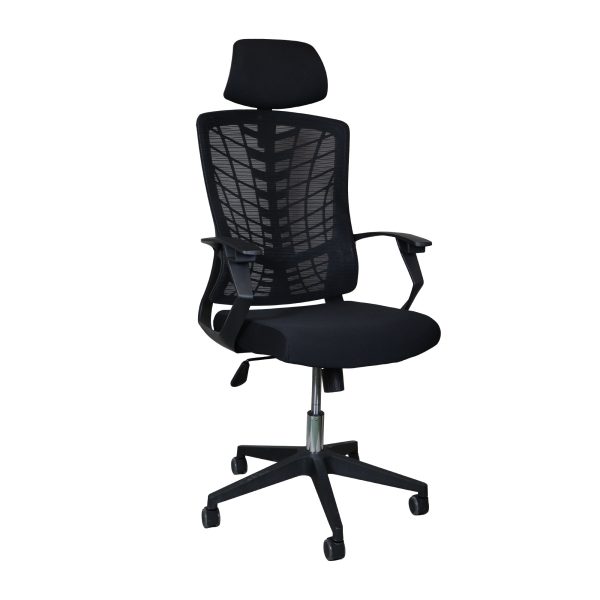 საოფისე სავარძელი - შავი